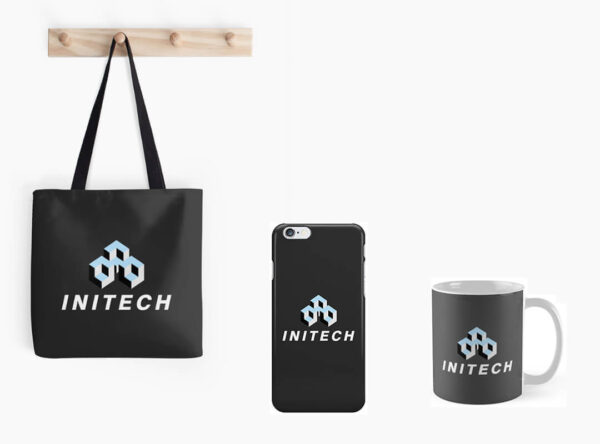 Initech Logo Tote Bag iPhone Skin Mug