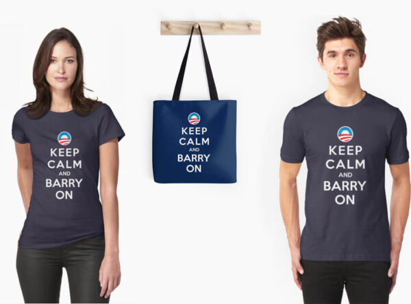 Keep Calm and Barry On t-shirts stickers tote bag