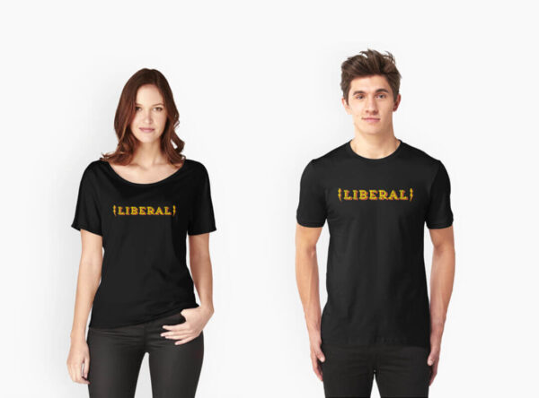 Rock n Roll Liberal T-shirt Sticker Tote Bag