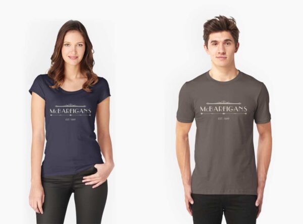 McBarfigans Bar T-shirts