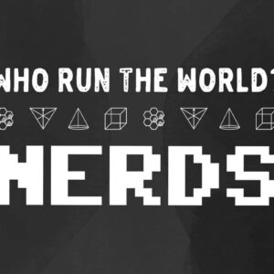 Run The World Nerds T-shirt Sticker