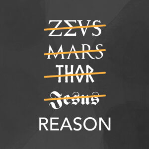 atheist zeus mars thor jesus reason t-shirts stickers mugs totes